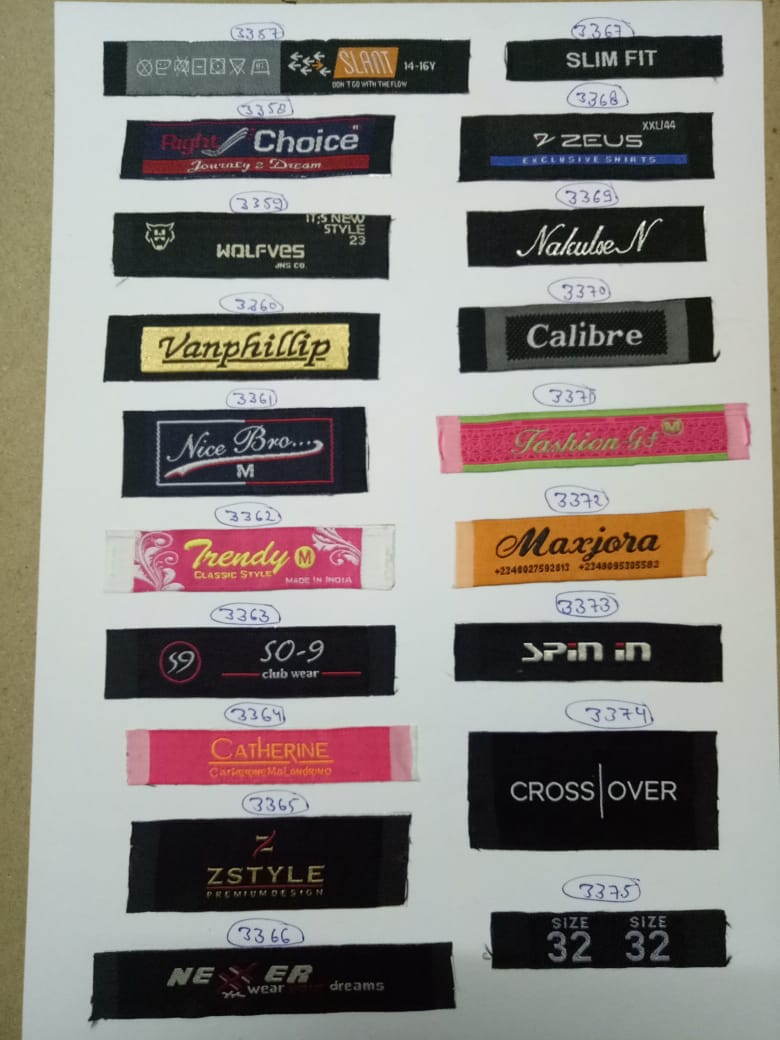 fabric stickers for clothes india cloth stickers manufacturers